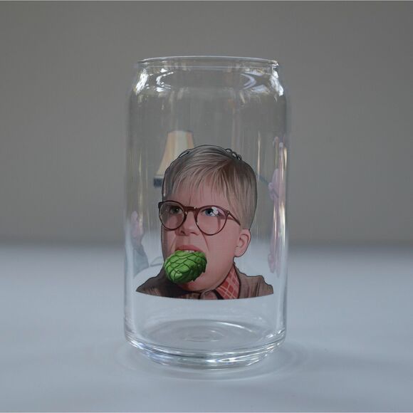 Pop Pop Glass A Christmas Story Glass Cup - Picture 1 of 6